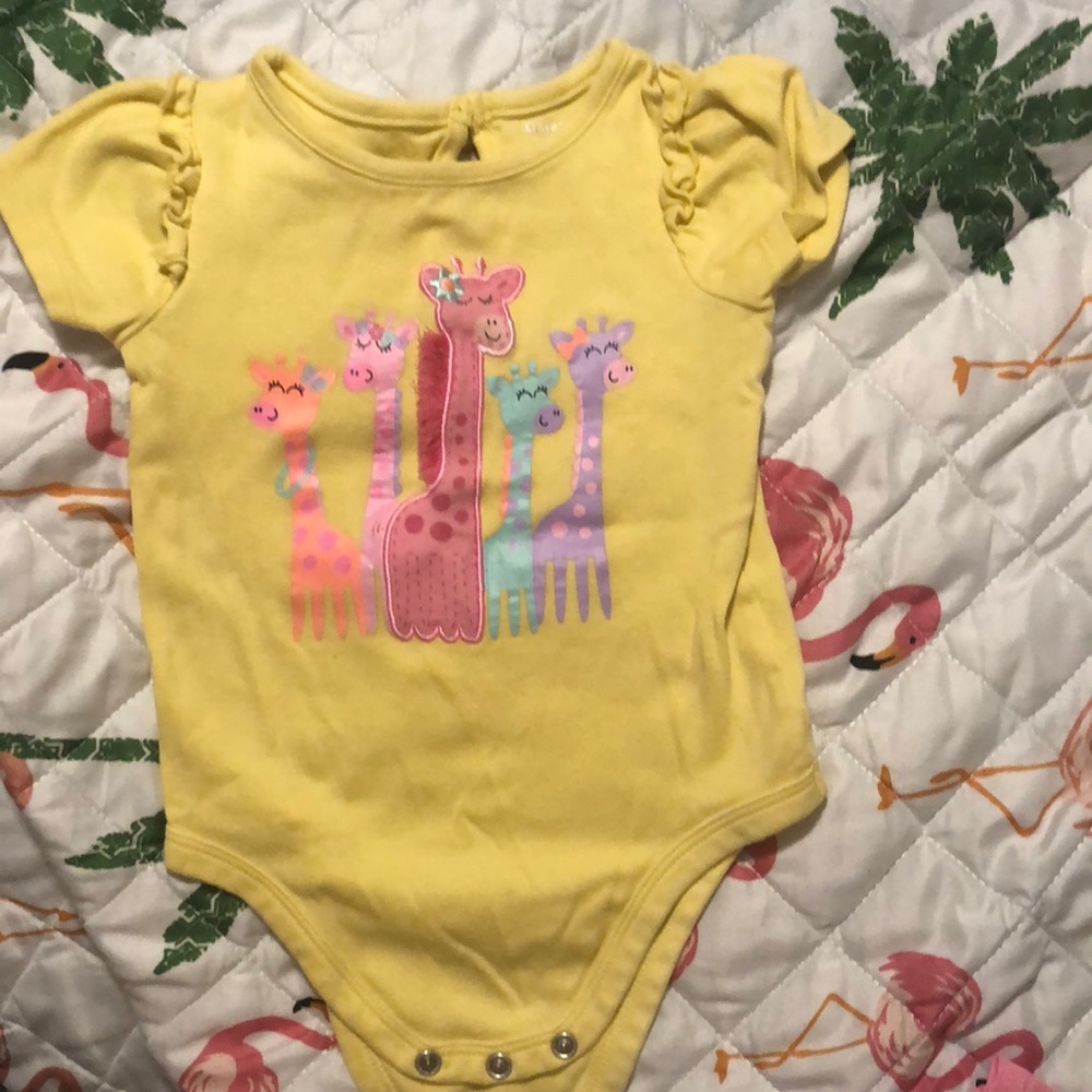 Garanimals Yellow Giraffe Onsie 12m